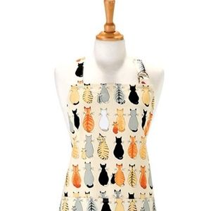 NWT! "Cats in Waiting" Cat Kitchen Apron